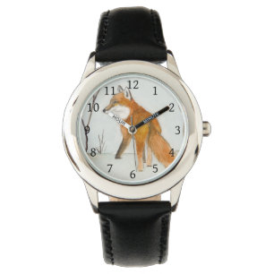 Montre Renard rouge
