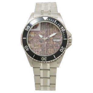 Montre Réplique carte de la ville de La Haye 1649