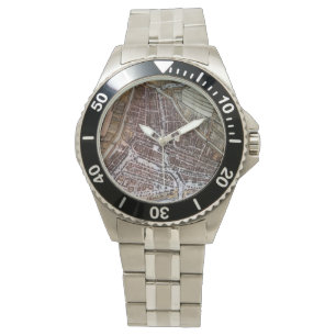 Montre Réplique carte de la ville de Rotterdam de 1652
