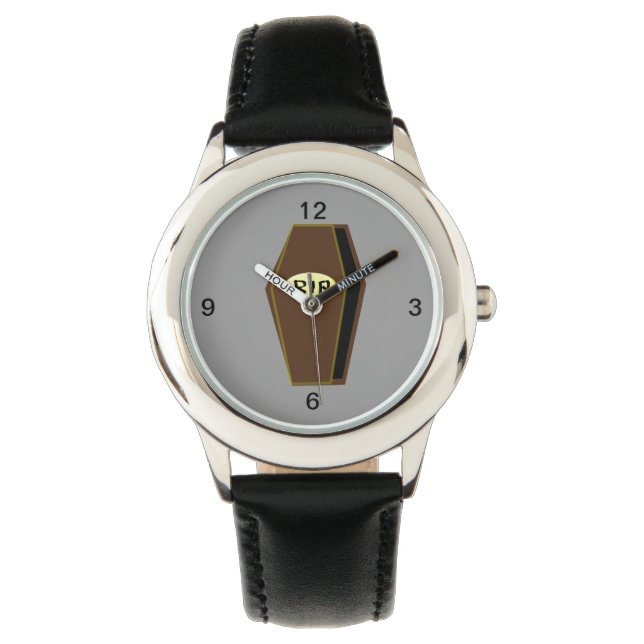 Montre Repose en paix Halloween café de Doom Watch (devant)