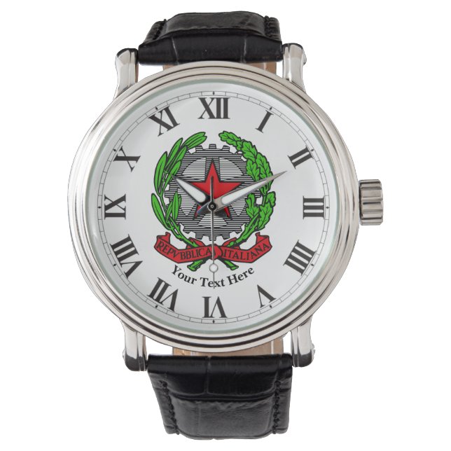Montre République italienne Personnaliser (devant)