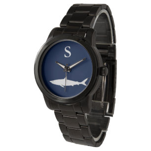 Montre requin blanc personnalisé