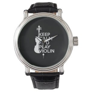 Montre Restez calme et jouez au violon