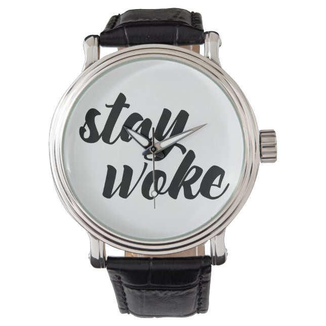 Montre Restez Woke (devant)
