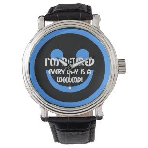 Montre retraite amusante