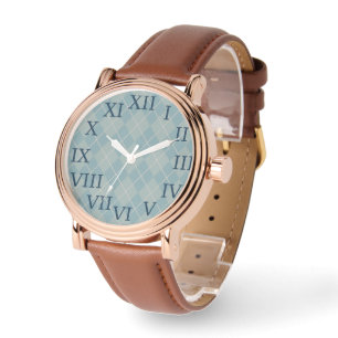Montre Retro Blue Jacquard Watch