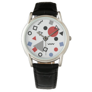 Montre Rétro motif de conception de Memphis