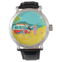 Retro Surfer Couple Watch