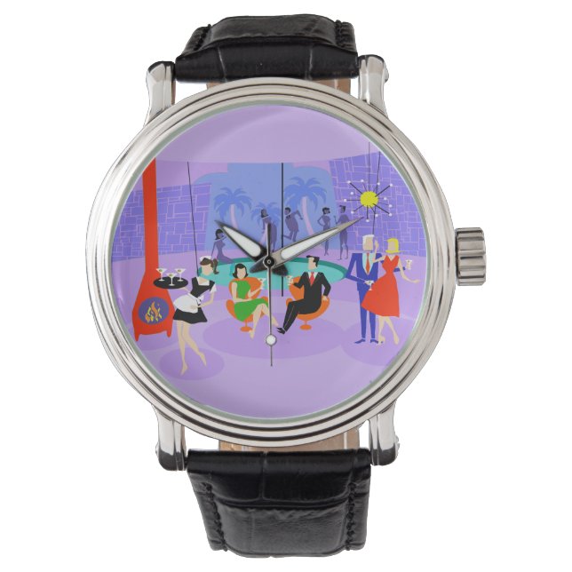 Montre Retro Tropical Cocktail Party Watch (devant)
