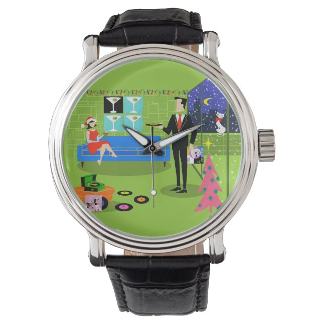 Montre Retro Urban Christmas Couple Watch (devant)