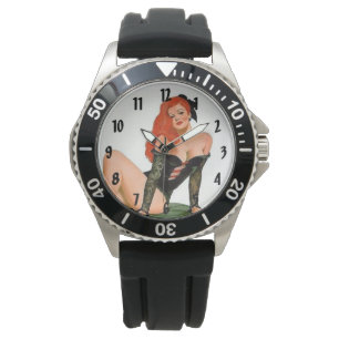 Montre Rétros pin-up vintages de lingerie
