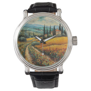 Montre Rêves toscans dorés