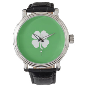Montre Revêtement blanc Leaf Leather Strance Watch