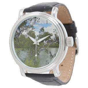 Montre River Murray Australie : Branches d'arbres embrass