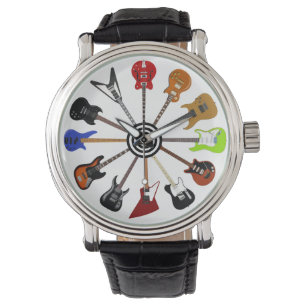 Montre Rocher autour de l'horloge 