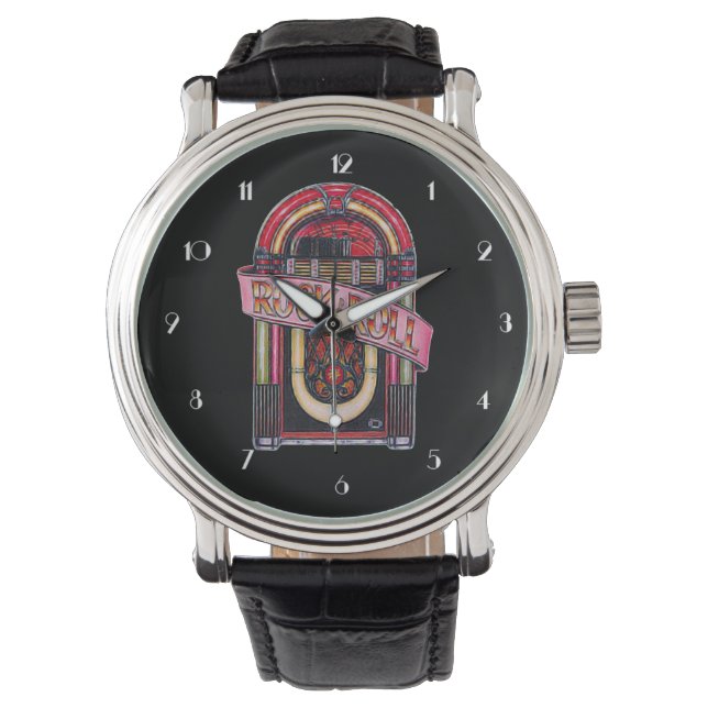 Montre Rock & Roll Juke Box Retro Wrist Watch (devant)