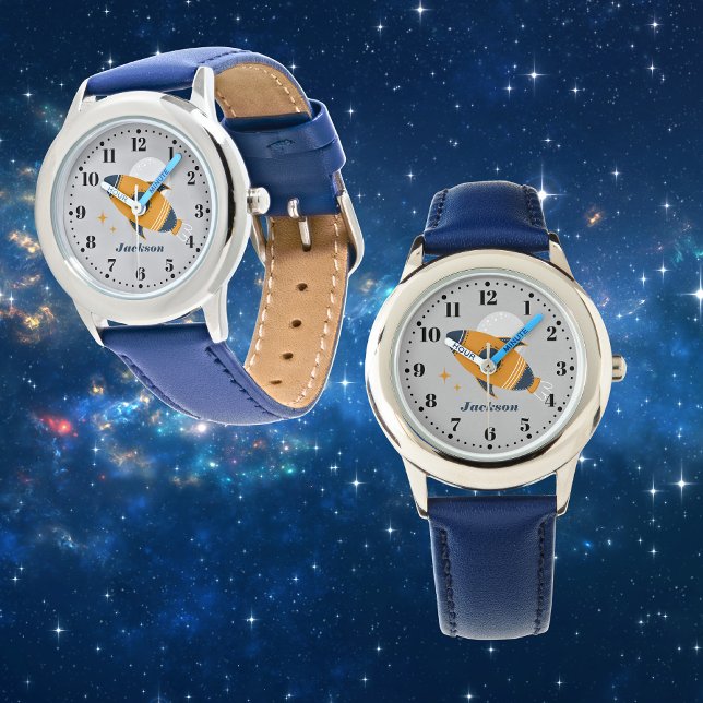 Montre Rocket Space Personnalisé Custom Kid's Watch (Créateur téléchargé)