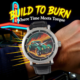 Montre Rod Hot Vert, Route Fougueuse