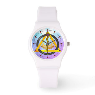 Montre RODE DU SYMBOLE DE DENTISSE ASCLEPIUS DENTISTE, bl
