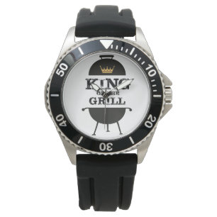 Montre Roi Du Grill, Couronne D'Or Noir