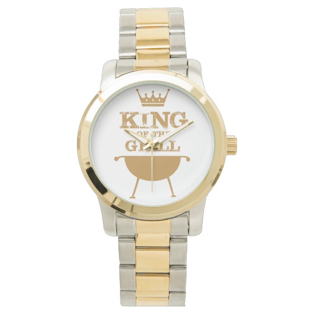 Montre Roi Du Grill, Or (devant)