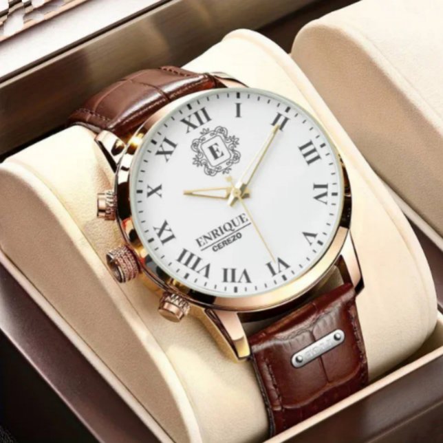 Montre  Roman Numeral Elegant Custom Gift (Créateur téléchargé)