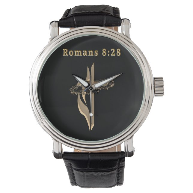 Montre Romans 8:28 produits (devant)