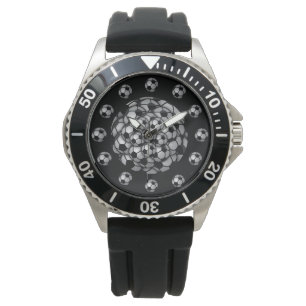 Montre ronde de la saison de football