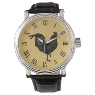 Montre Rooster Rustique Chinois Nouvel An 2017 Regarder