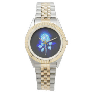 Montre Rose bleu brûlant