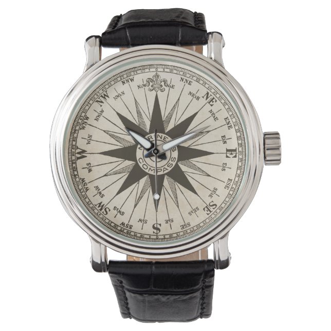 Montre Rose Compass vintage (devant)