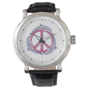 Montre Rose de paix de dauphin