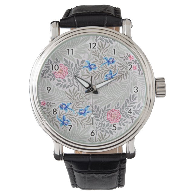 Montre Rose et Larkspur, William Morris (devant)