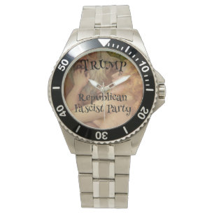 Montre Rose Et Or Mini Trompette Républicaine Brillante