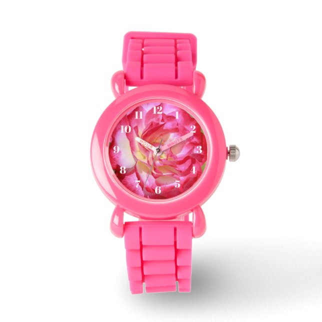 Montre Rose et Rose Rose Rose Rose Parties scintillant fi (Recto)