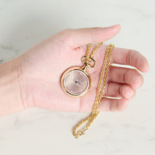 Montre Rose Gold Parties scintillant Watch Texte personna