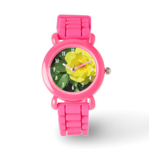 Montre Rose jaune