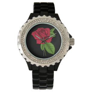 Montre Rose rouge 2