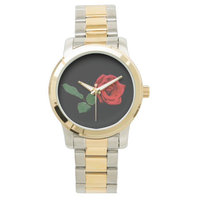Montre rose simple (devant)