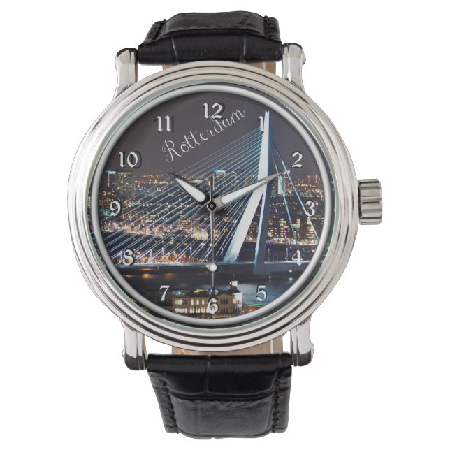 Montre Rotterdam la nuit (devant)