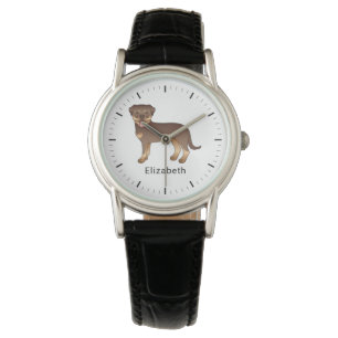 Montre Rottweiler Rouge Et Brun Chien De Dessin Animé Mig