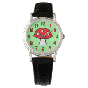 Montre rouge de champignon (adulte)