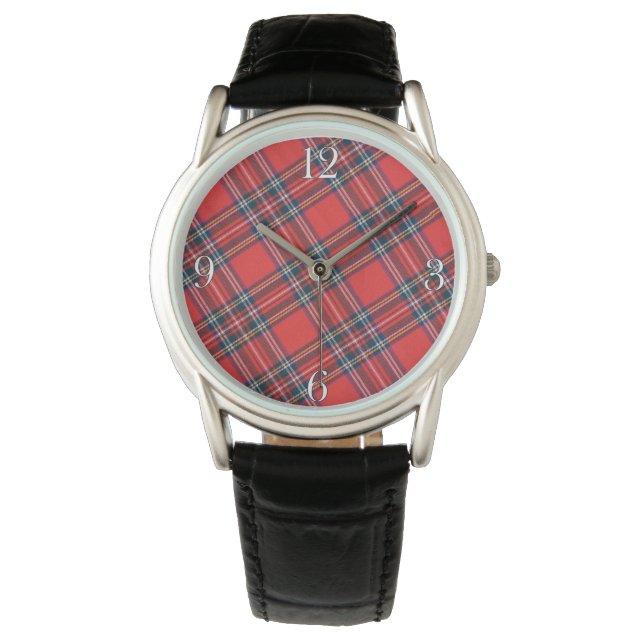 Montre Royal Stewart Scottish Highlands Tartan Watch (devant)
