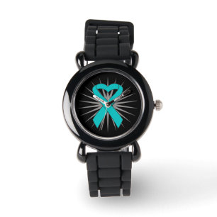 Montre Ruban cardiaque du cancer de l'ovaire