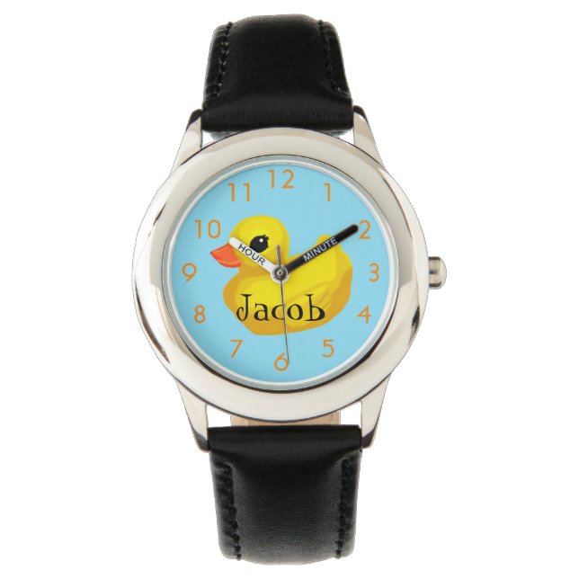 Montre "Rubber Ducky" Custom Kid's Watch (devant)