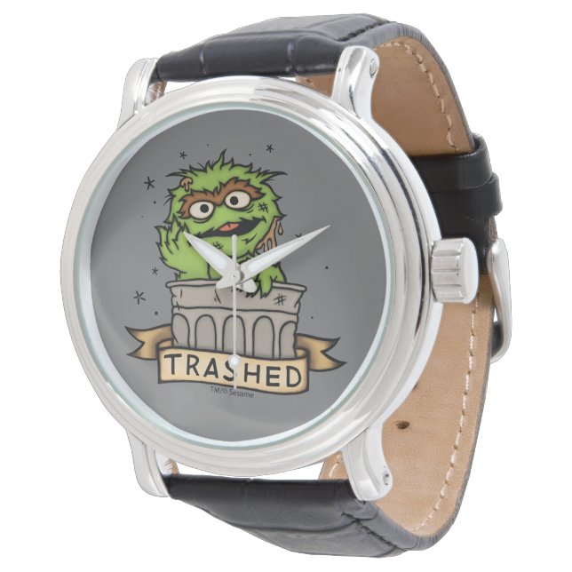 Montre Rue Sésame | Oscar the Grouch Trashed (Incliné)