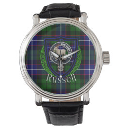 Montre Russell Scottish Clan Tartan & Crest