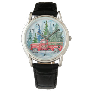Montre Rustique Mariage d'hiver Camion Wifey faveur