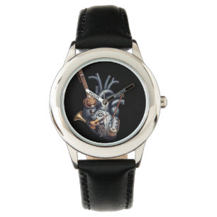 Montre Rythme de l'Âme : Cœur Anatomique & Musical
