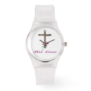 Montre Sa croix chrétienne Love Wrist Watch
